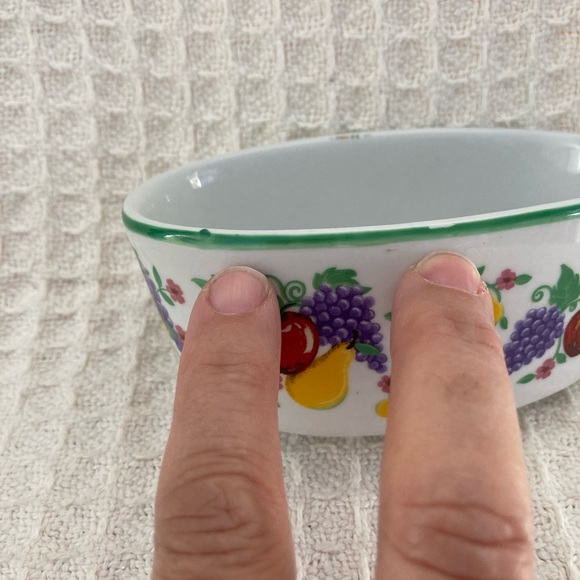 Cooks Street Fruit Pattern 1/2 Stick Butter Boat - Picture 9 of 9